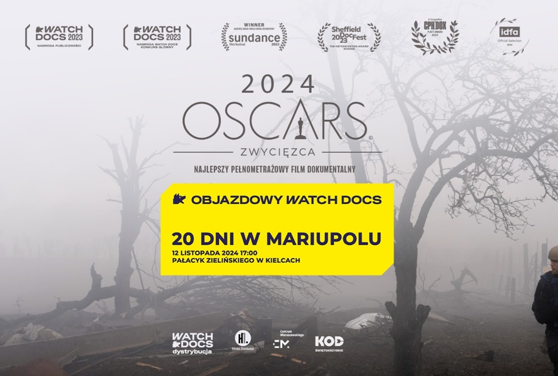 "20 Dni w Mariupolu" - pokaz przedfestiwalowy w DŚT Pałacyku Zielińskiego w Kielcach